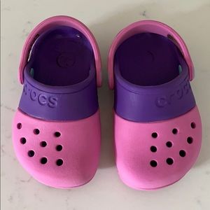Size 6 toddler Crocs